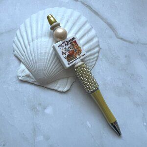 A Book Dream - Book Lover Pen - Rhinestone Sparkly Teacher Gift - Book Themed